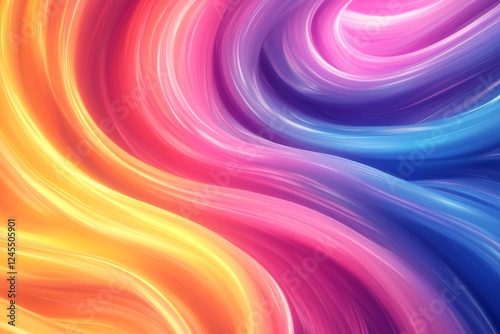 Wallpaper Mural Abstract Colorful Swirling Paint Pattern Design Torontodigital.ca