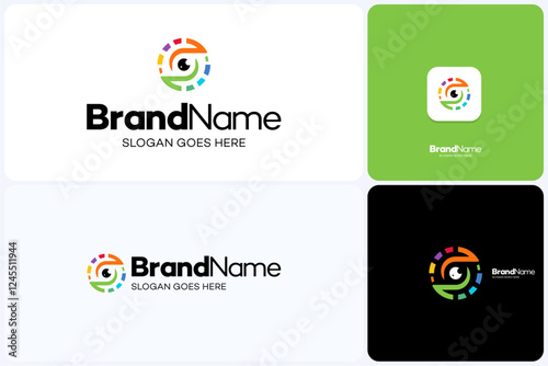 Eye care Concept Logo Design Template, ophthalmology logo, eye physicians and eye surgeons design vector, Icon Symbol