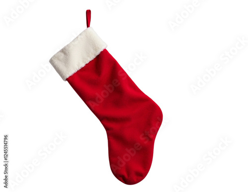 Obraz na płótnie red christmas stocking w salonie