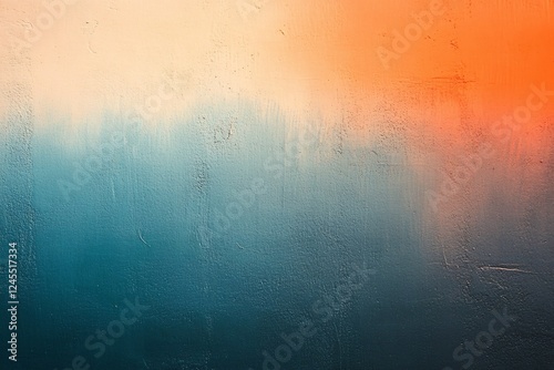 Textured Wall Painted With A Gradient Of Colors