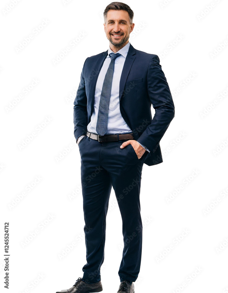 Portrait of only one Man. White Background. Portrait of only one Man. White Background.
