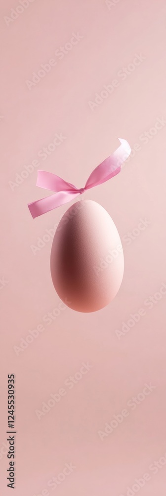 Whimsical Easter Aesthetic Pastel Floating Egg with Ribbon - Spring Event Design and Mothers Day Decor for Creative Marketing Whimsical Easter Aesthetic Pastel Floating Egg with Ribbon - Spring Event Design and Mothers Day Decor for Creative Marketing