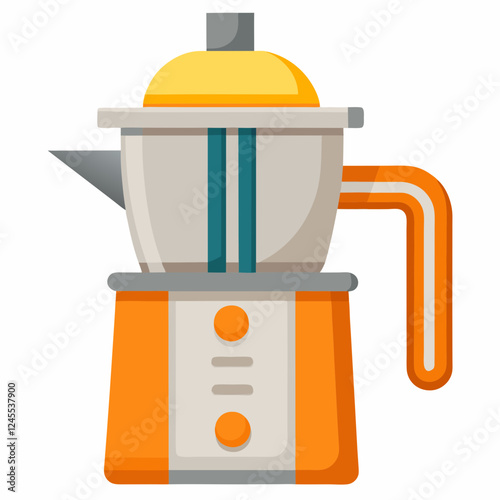 Juicer icon in bright colors and modern design