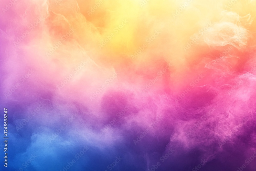 Abstract Colorful Cloudscape Pastel Hues Dreamlike Atmosphere Abstract Colorful Cloudscape Pastel Hues Dreamlike Atmosphere
