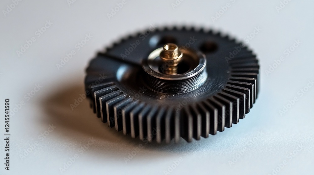 Close-up of a Precision Engineered Gear Close-up of a Precision Engineered Gear
