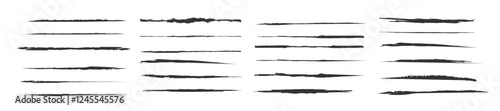 Set brushes doodles ink brushes set vector grunge brushes