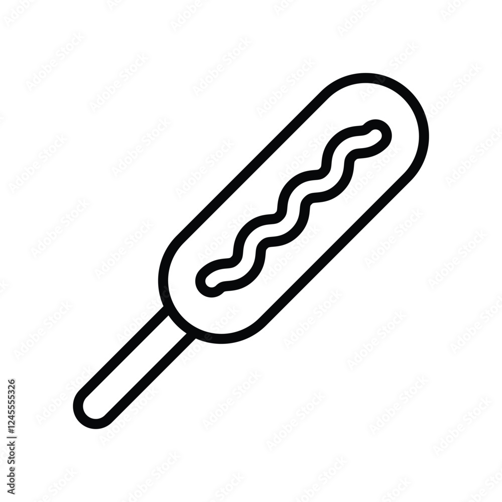 corn dog icon vector design template simple and clean corn dog icon vector design template simple and clean