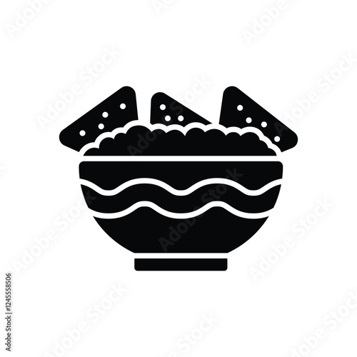 nachos icon vector design template simple and clean