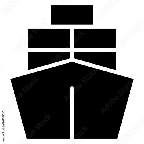 Ship Glyph Icon