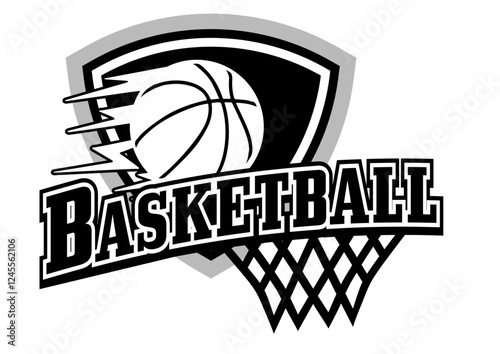 BASKETBALL LOGO NET