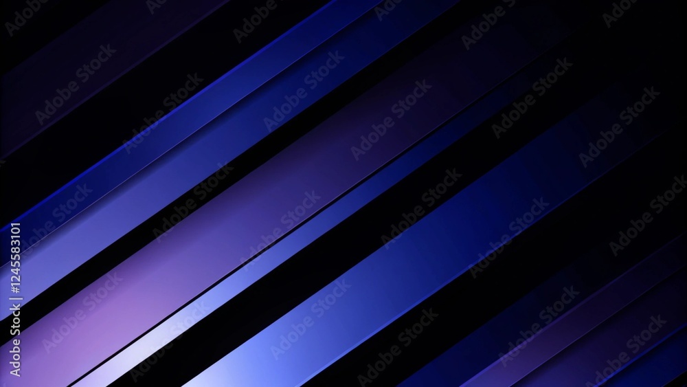 Fototapeta premium 3d rendering of purple and blue abstract architecture background. Cyberpunk concept. Scene for advertising, technology, hi-tech, showroom, banner, game, E-sport, business, luxury. Sci-Fi Illustration
