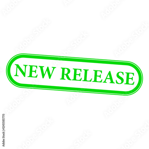 new release stamp icon vector design templates