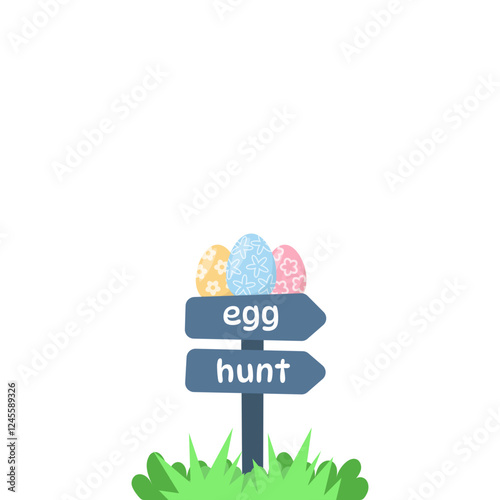 eatser egg hunt sign