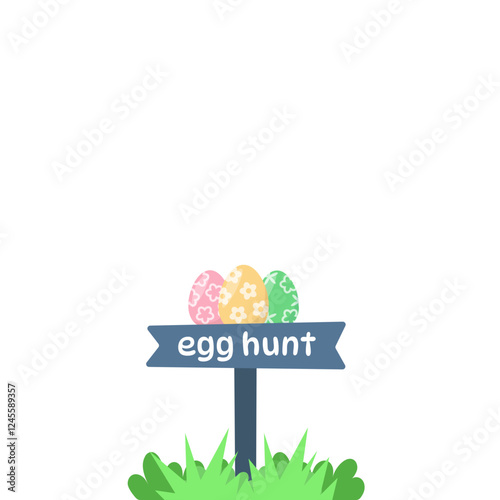 eatser egg hunt sign