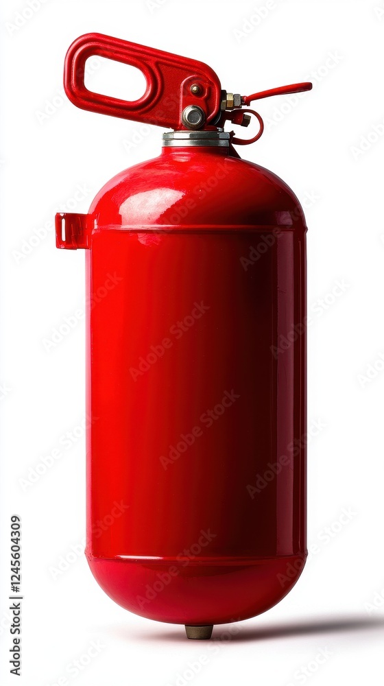 A bright red fire extinguisher ready for safety in any environment. Essential for fire prevention and emergency response. A bright red fire extinguisher ready for safety in any environment. Essential for fire prevention and emergency response.