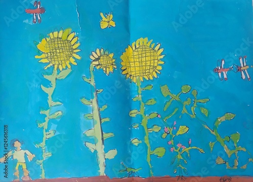 大きいヒマワリ