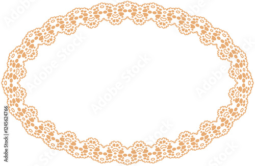 Oval Lace Border ornament
