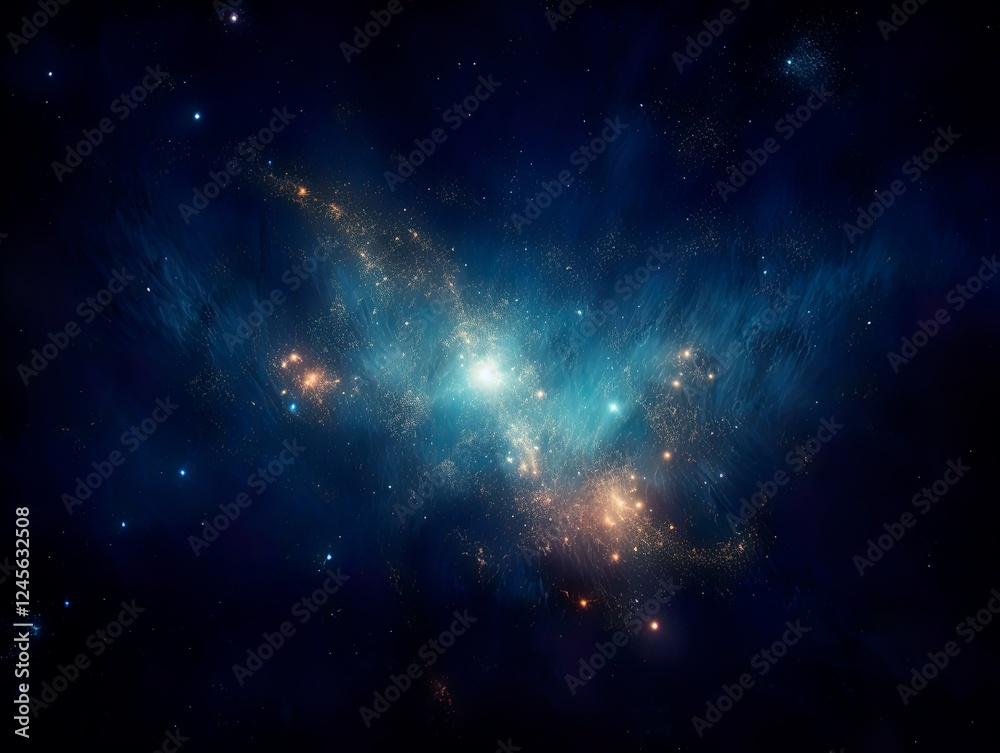 Fototapeta premium Galaxy and universe light. Galaxies sky in space Planets and stars beauty of space exploration
