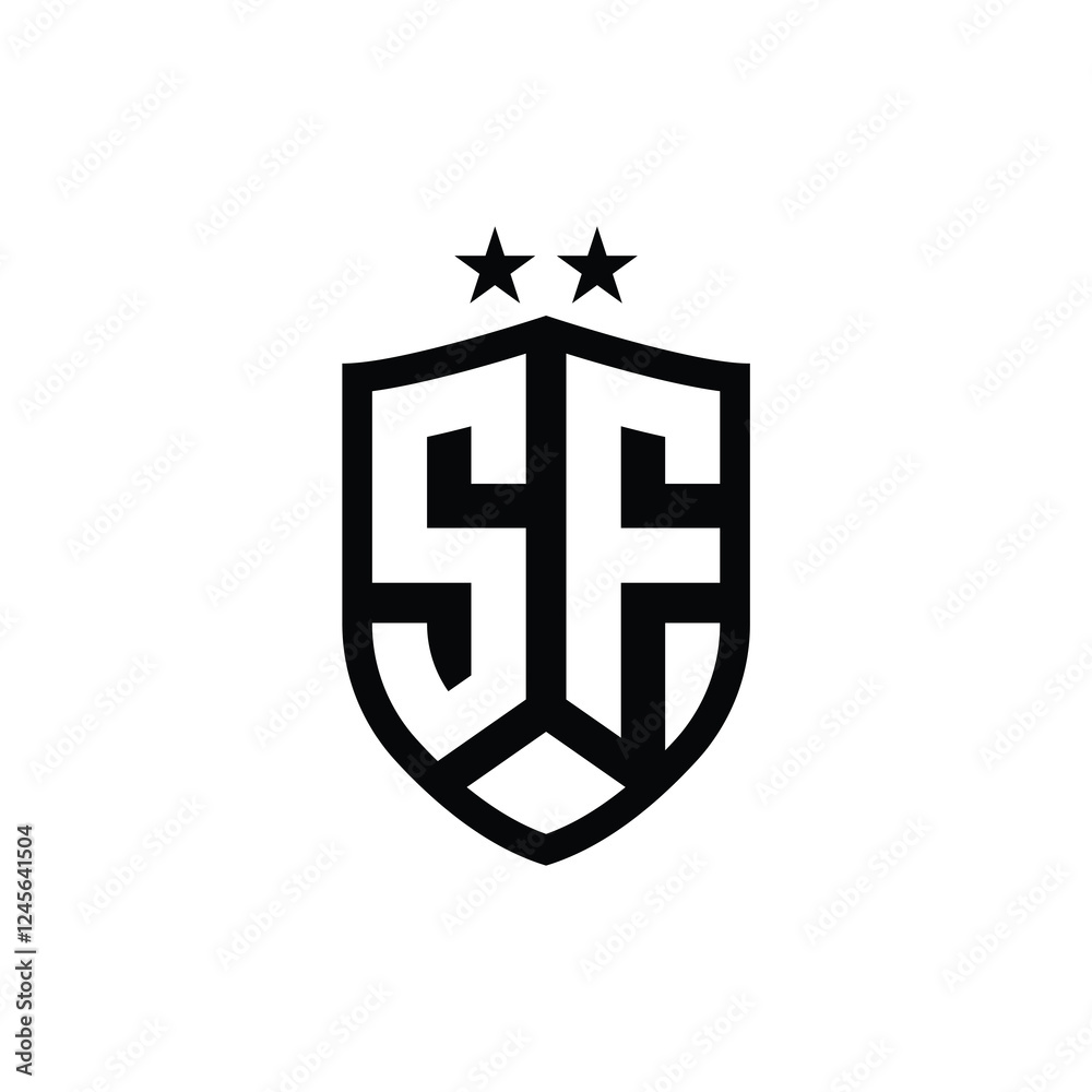 SF monogram logo design letter text name symbol monochrome logotype alphabet character simple logo SF monogram logo design letter text name symbol monochrome logotype alphabet character simple logo