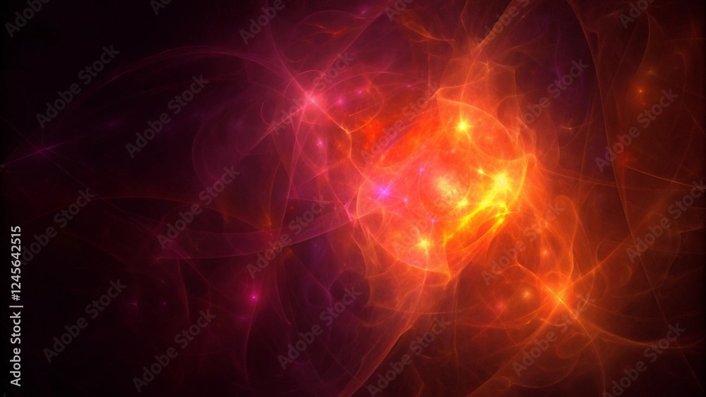 Fototapeta premium 3D rendering abstract colorful fractal light background, digital, energy, explosion, magic, glow, motion, swirl, fantasy, psychedelic, spectrum, futuristic, nebula, pattern, vortex