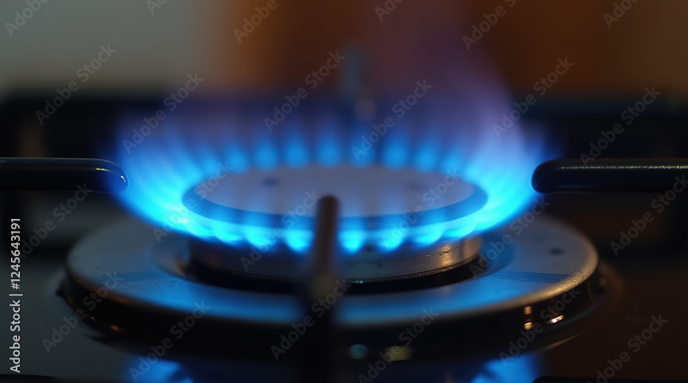 burning gas stove burning gas stove