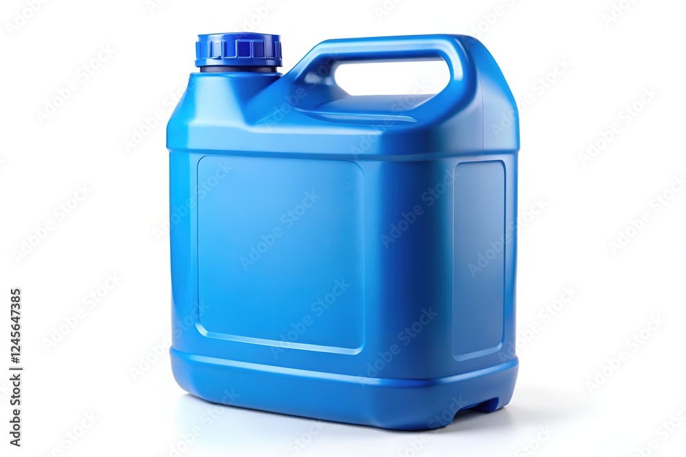 Blue Plastic Gallon Container with Vivid Colors Blue Plastic Gallon Container with Vivid Colors