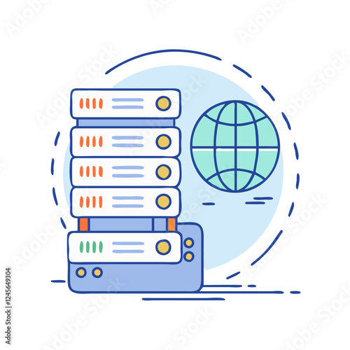 proxy server  icon, proxy server  vector illustration-simple illustration of proxy server , perfect for proxy server  logos and icons