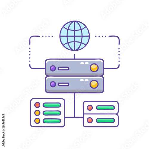 proxy server  icon, proxy server  vector illustration-simple illustration of proxy server , perfect for proxy server  logos and icons