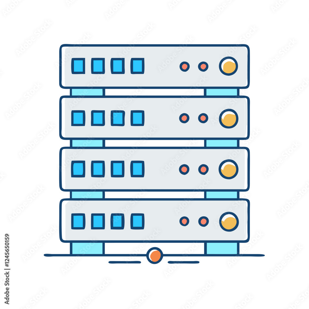 server rack icon, server rack vector illustration-simple illustration of server rack , perfect for server rack logos and icons server rack icon, server rack vector illustration-simple illustration of server rack , perfect for server rack logos and icons