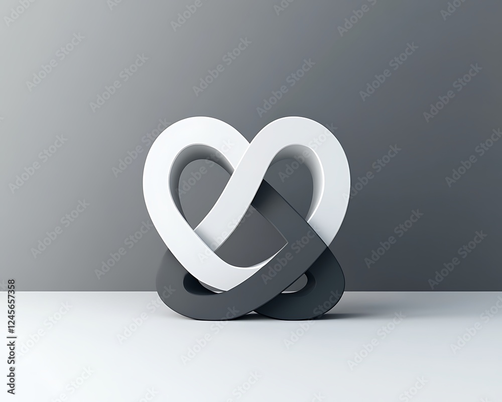 Minimalist logo with smooth rounded edges in white and charcoal gray offering a refined aesthetic Minimalist logo with smooth rounded edges in white and charcoal gray offering a refined aesthetic