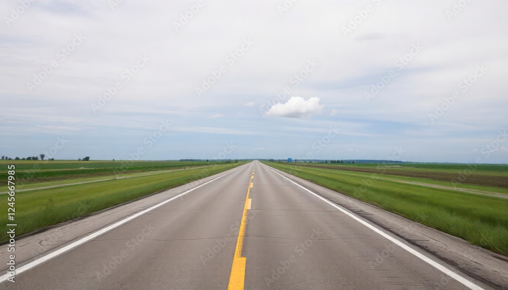 Open Road Journey Scenic Highway Landscape Photo Open Road Journey Scenic Highway Landscape Photo
