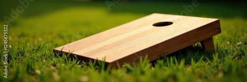 Wallpaper Mural Classic wooden cornhole board, ready for game , pair, board Torontodigital.ca