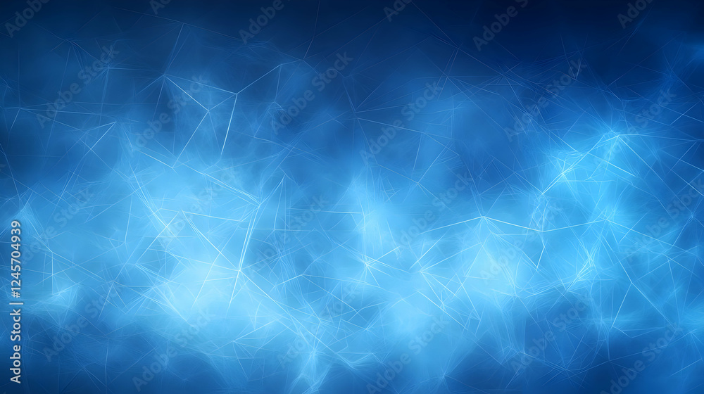 Abstract blue network background; digital art Abstract blue network background; digital art