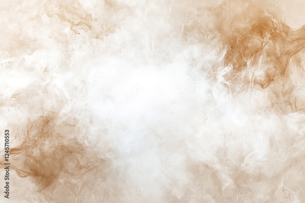 Elegant Light Brown Smoke Plume Isolated on Pure White Background. Perfect for design projects, adding a touch of ethereal beauty and subtle texture to your compositions. Ideal for branding, websites, Elegant Light Brown Smoke Plume Isolated on Pure White Background. Perfect for design projects, adding a touch of ethereal beauty and subtle texture to your compositions. Ideal for branding, websites,