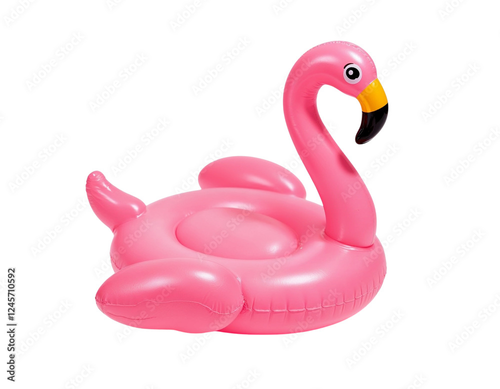 pink swan isolated on white pink swan isolated on white