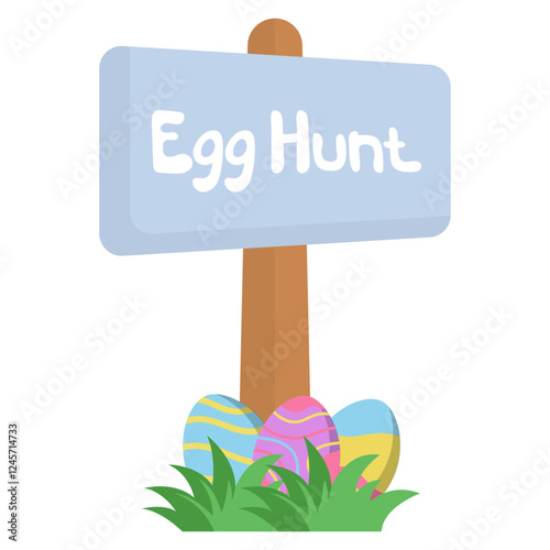 Easter Egg Hunt Sign