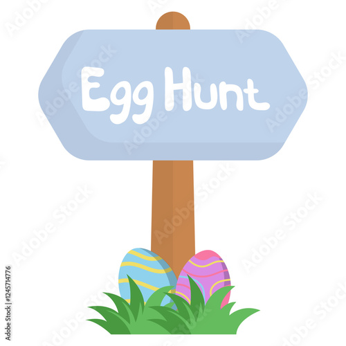 Easter Egg Hunt Sign