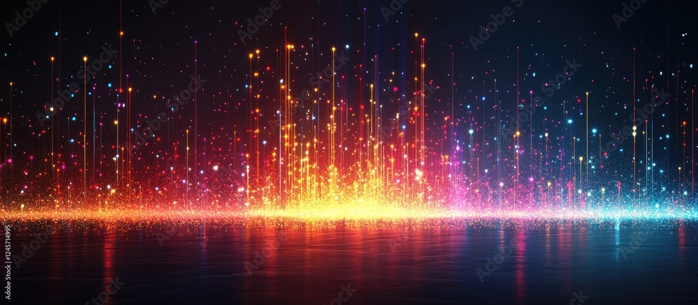 Vibrant fireworks display with glowing orange, blue, and pink light effects against a dark backdrop, creating a stunning visual contrast. Vibrant fireworks display with glowing orange, blue, and pink light effects against a dark backdrop, creating a stunning visual contrast.