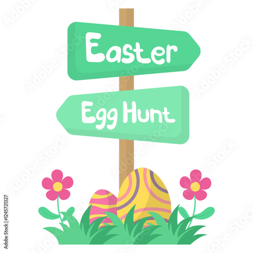 Easter Egg Hunt Sign