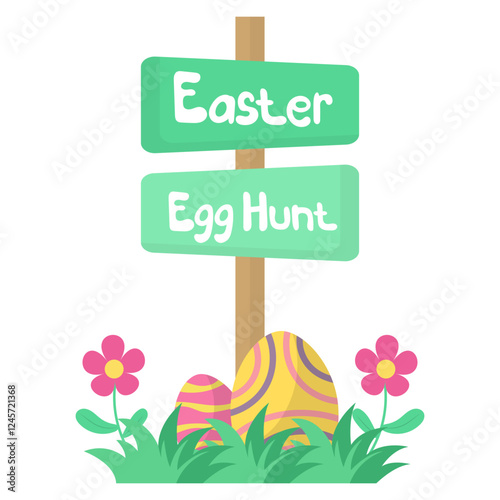 Easter Egg Hunt Sign