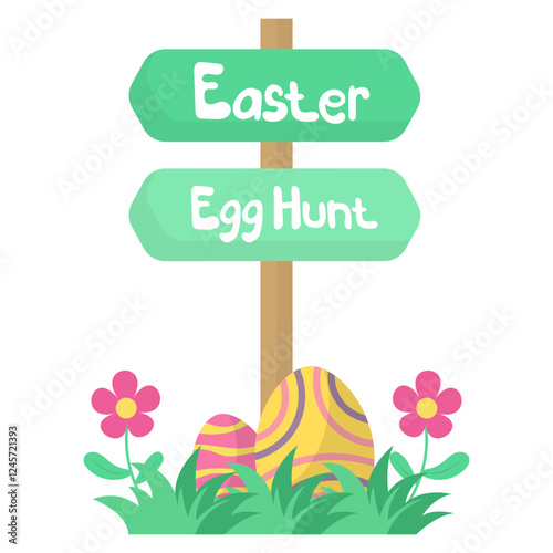 Easter Egg Hunt Sign
