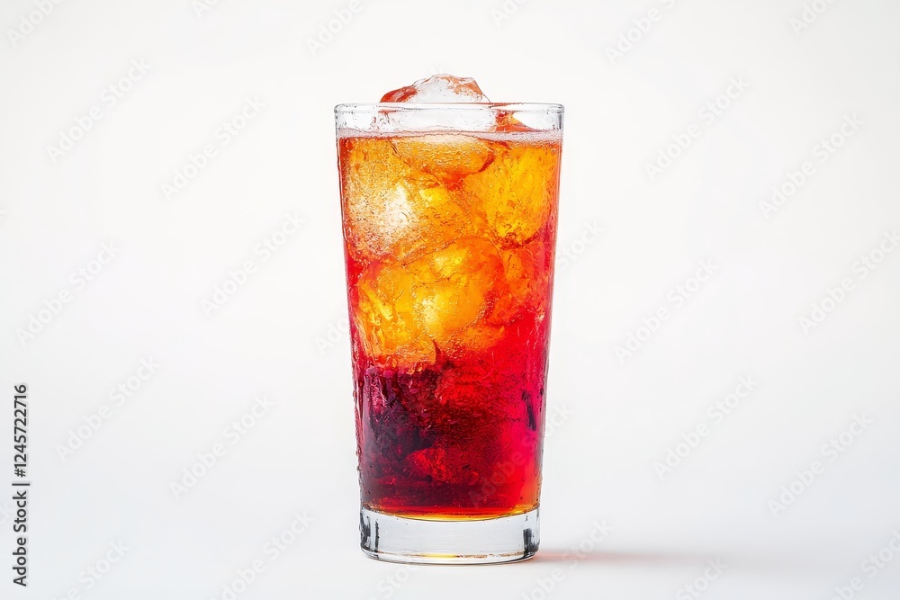 Iced Cola Drink Studio Shot Refreshment Iced Cola Drink Studio Shot Refreshment