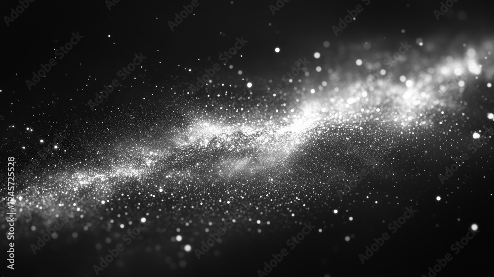 Fototapeta premium Slow Motion Falling Raindrops Animation on Black Background with Abstract Texture and Luminance