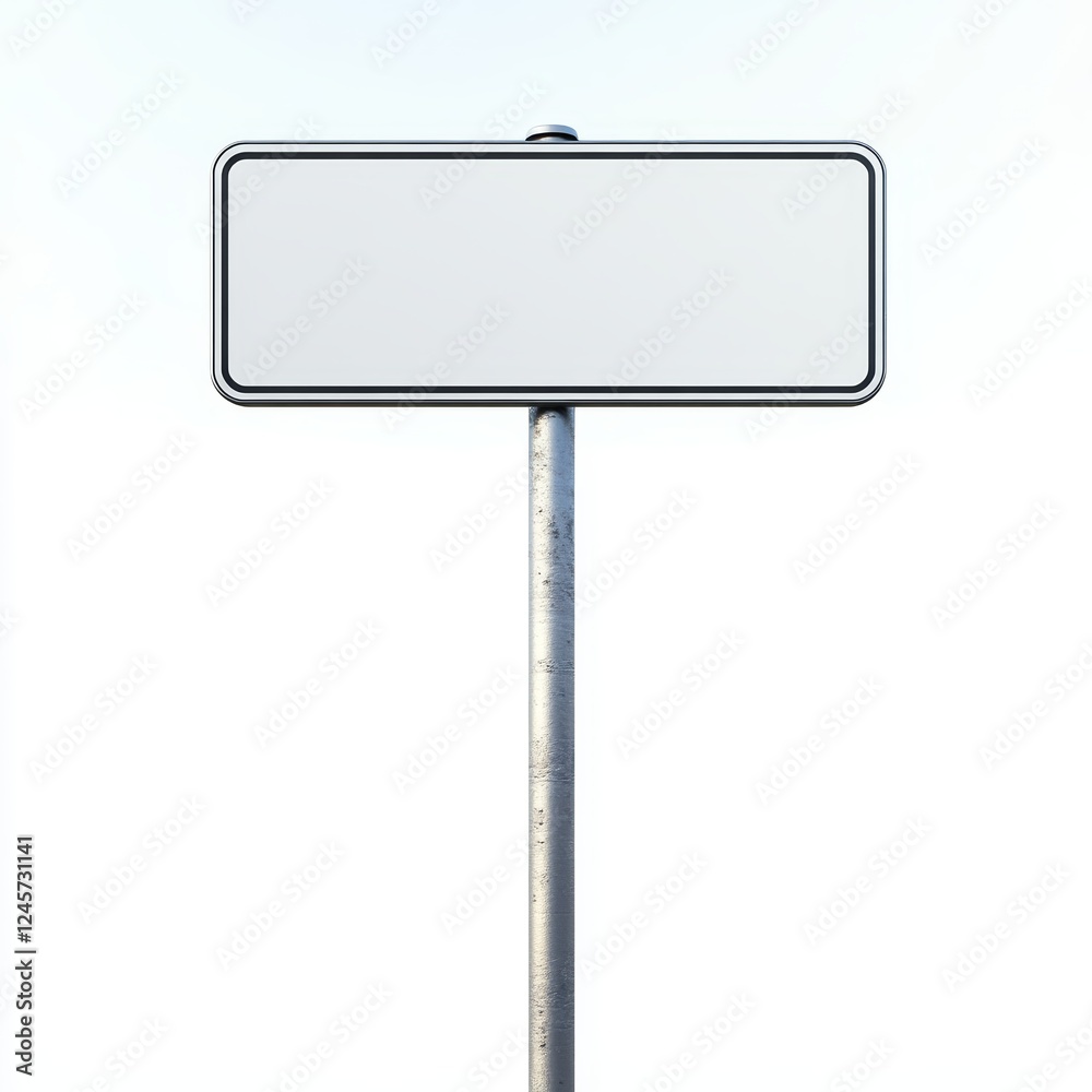 Blank Street Sign Empty Road Signpost White Signboard Metal Sign Mockup Signage Templ Blank Street Sign Empty Road Signpost White Signboard Metal Sign Mockup Signage Templ