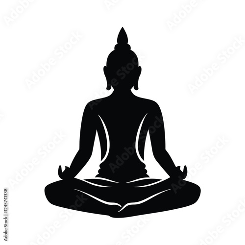 buddha statue silhouette