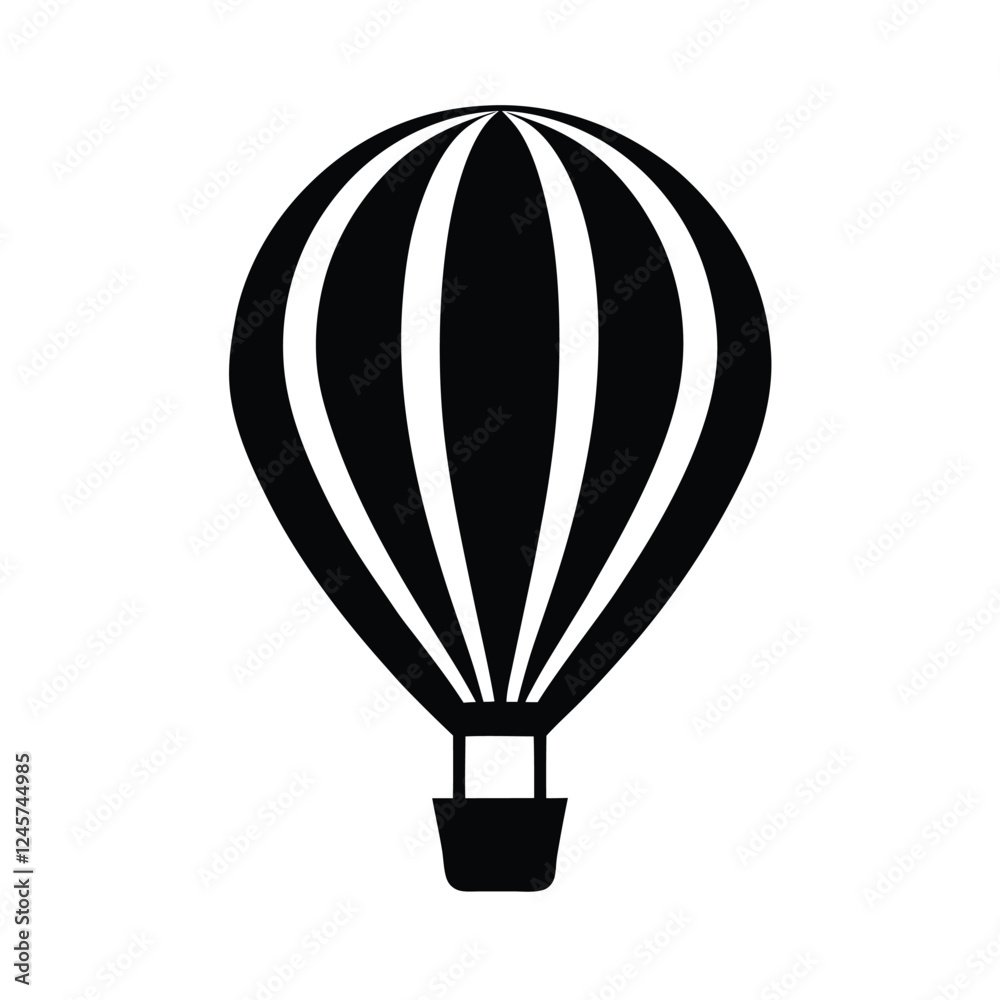 Naklejka premium hot air balloon vector illustration
