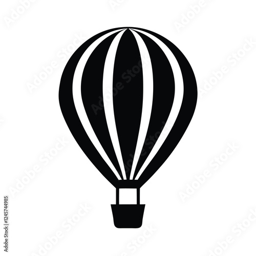 hot air balloon vector illustration