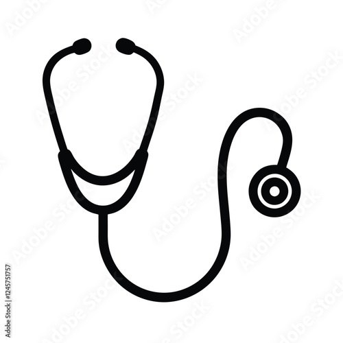 stethoscope isolated on white background