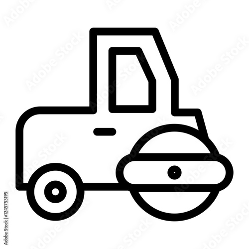 compactor Line Icon