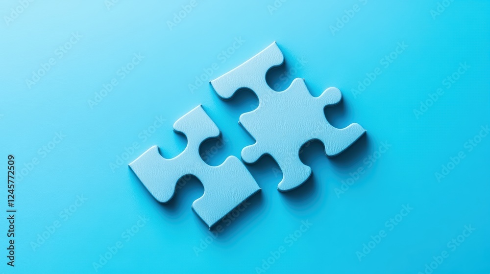 Fototapeta premium Puzzle. Business strategy, success solution, jigsaw games symbol. Idea metaphor. Creative idea, connection, challenge, partnership, teamwork, match
